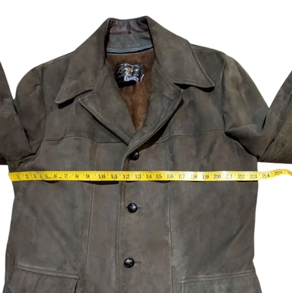 Vintage Leathers LTD Campus Suede Leather Jacket 40 Retro 70s Made In USA